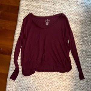 Soft and sexy long sleeve top